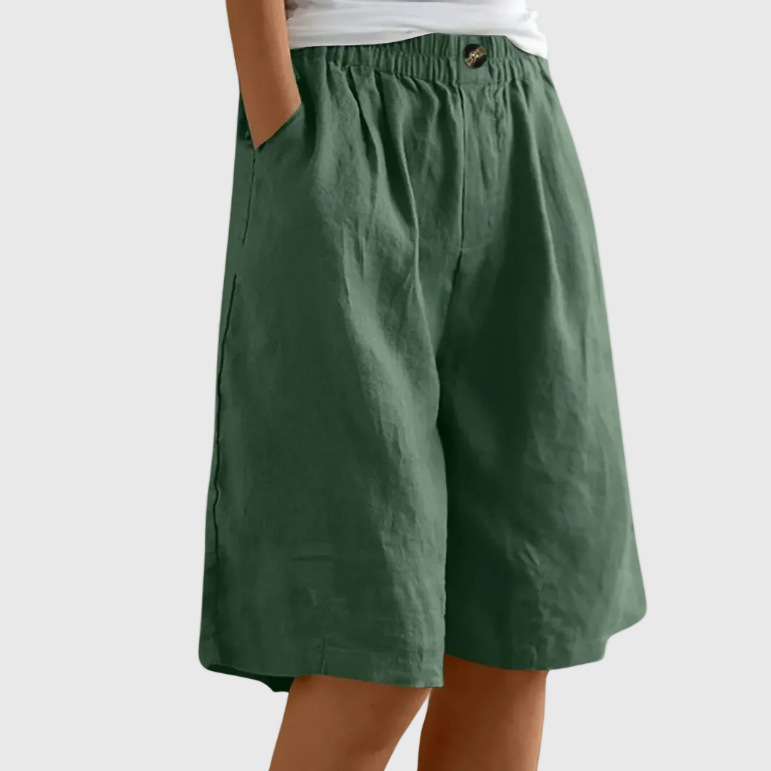 Mariel | Marie Vida Shorts Med Elastisk Midja