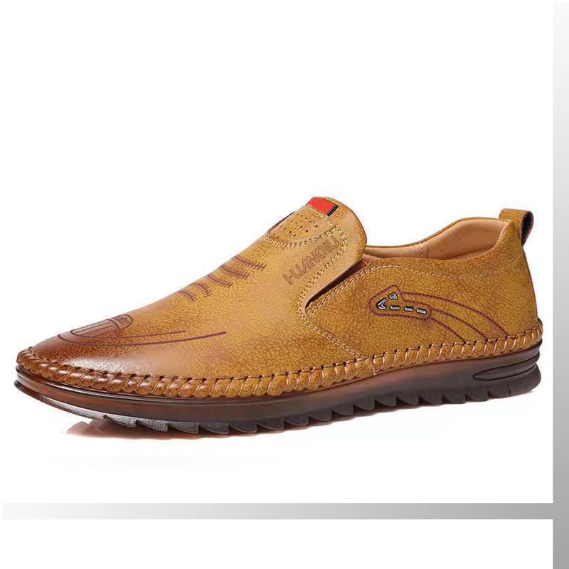 Helmut™ – Andningsbara Halkfria Lädersneakers För Män