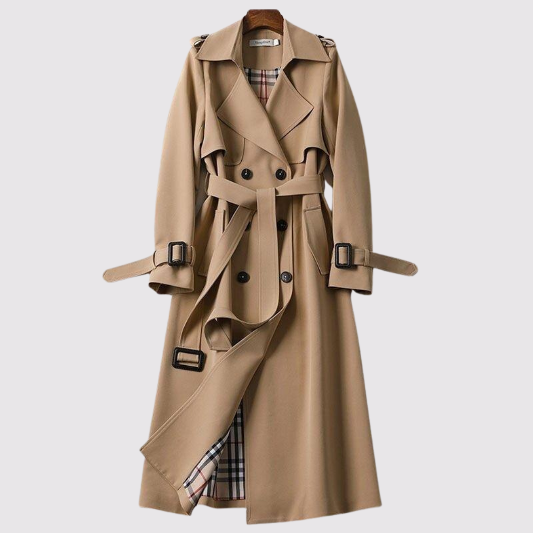 Marena | Elegant Trenchcoat I Tidlös Modell Med Bälte