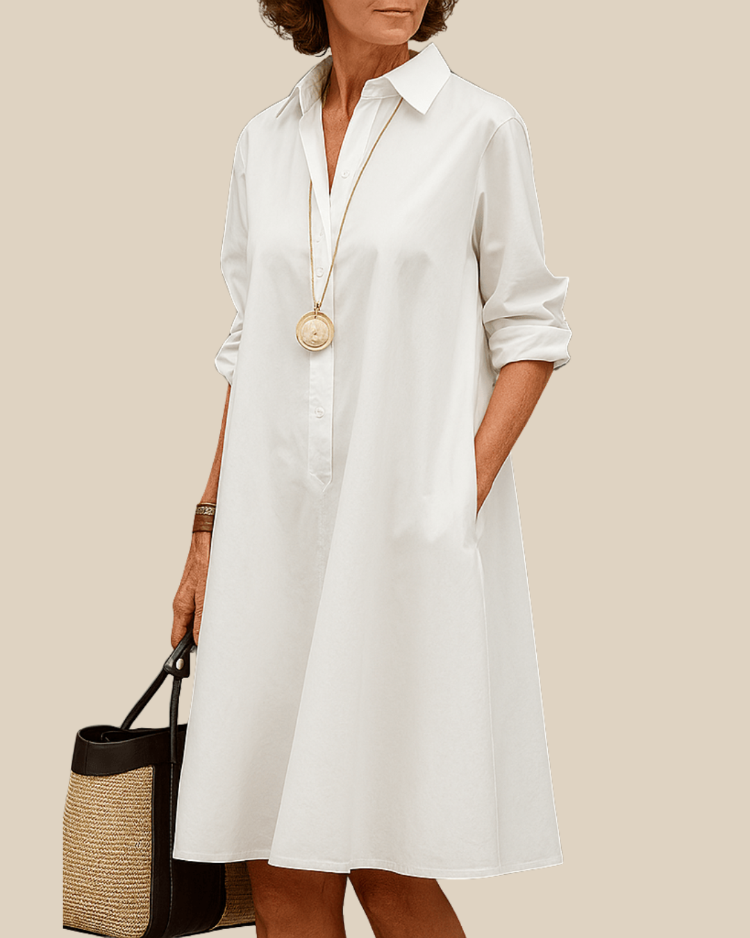 Janine | Chic Shirt Dress