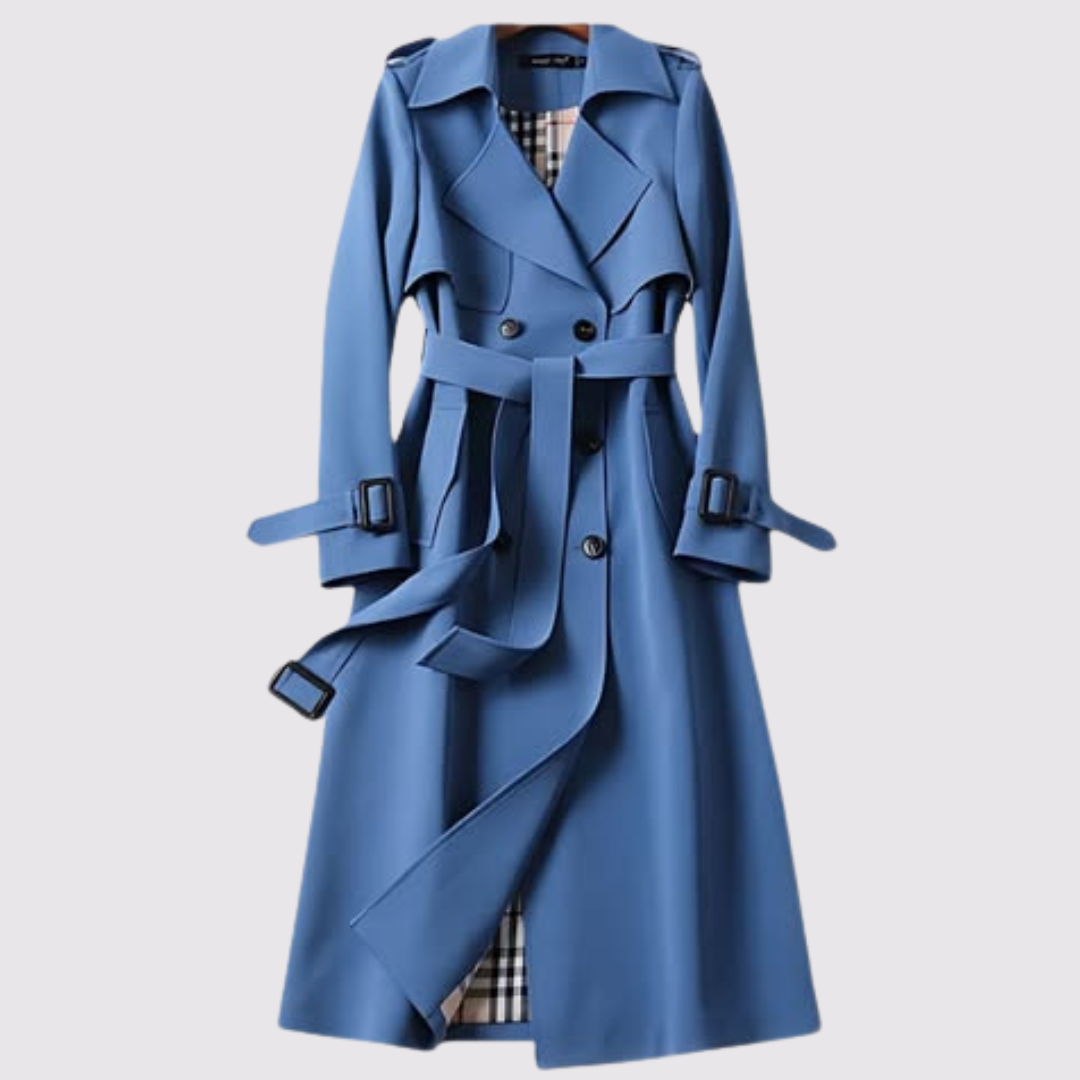 Marena | Elegant Trenchcoat I Tidlös Modell Med Bälte