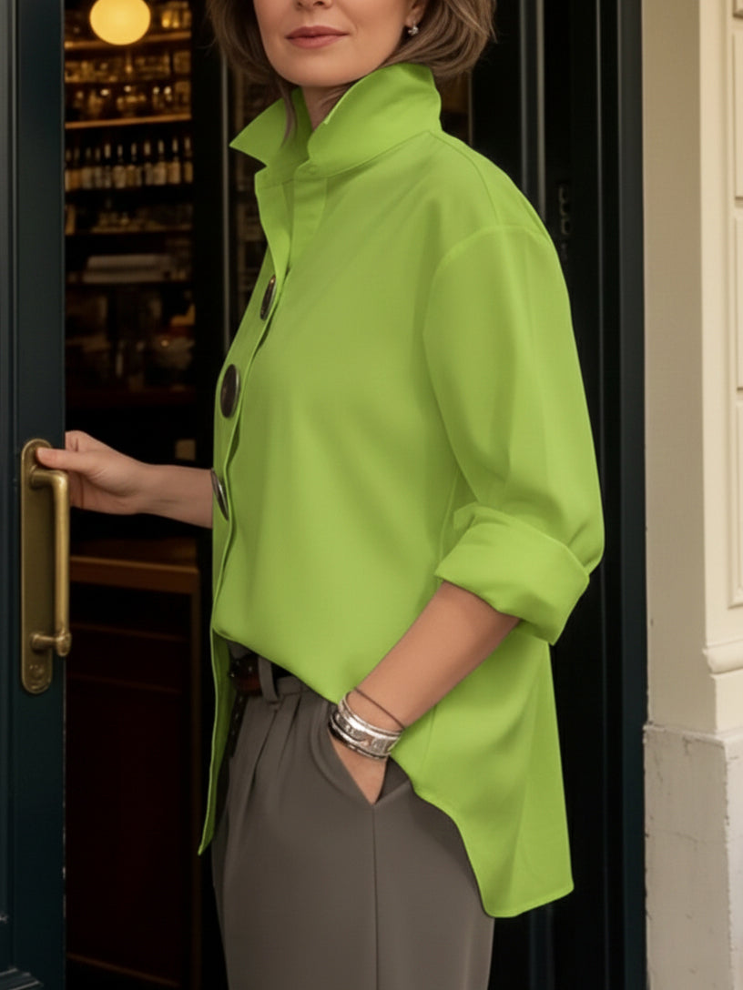 Rosalind | Blus Med Krage Och Knappar