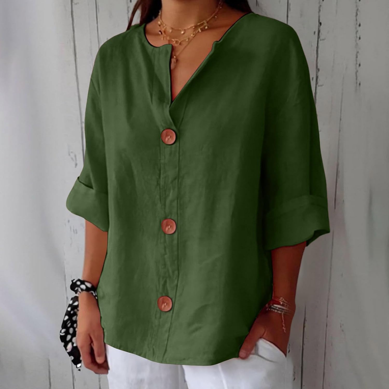 Julia | Löst Sittande Elegant Blus