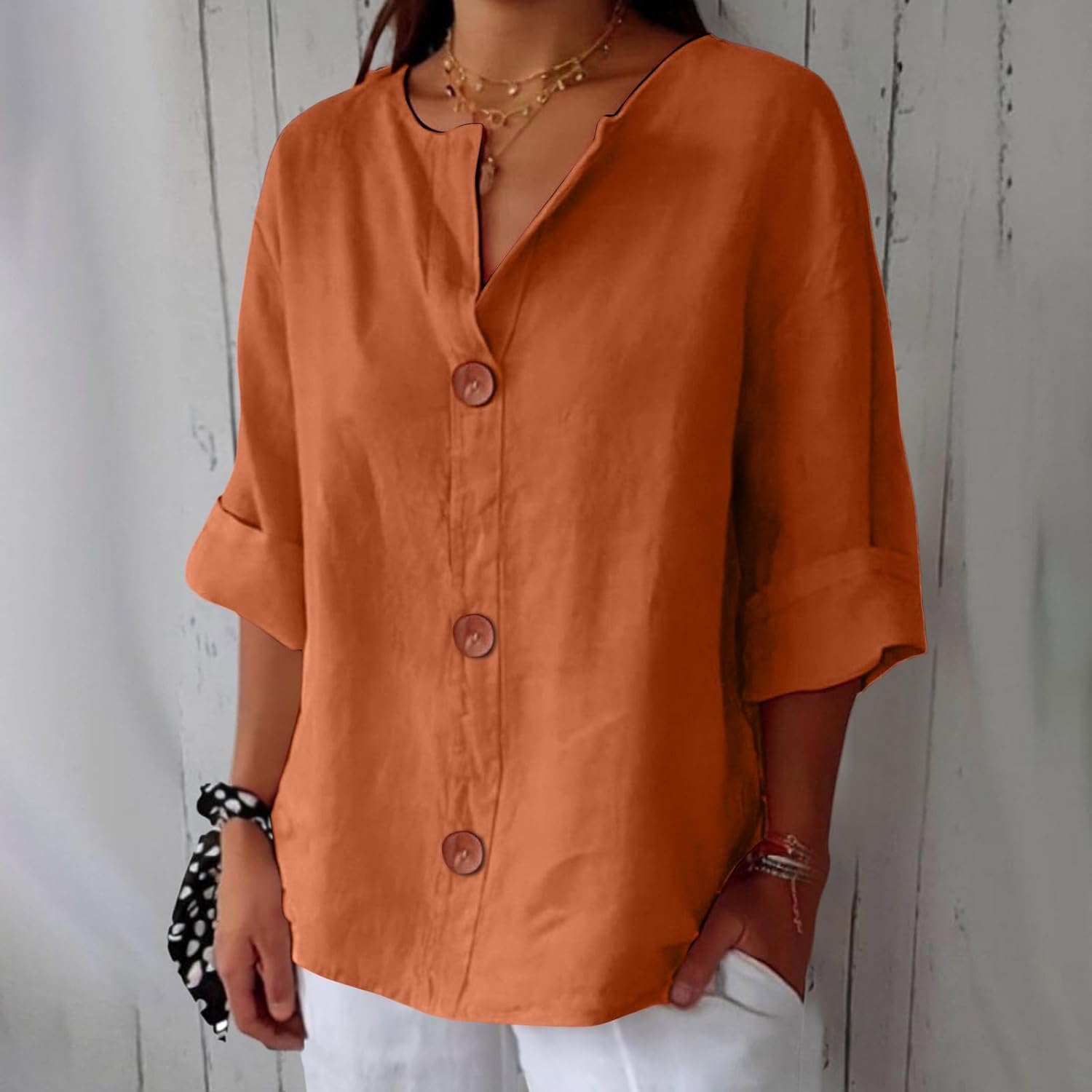 Julia | Löst Sittande Elegant Blus