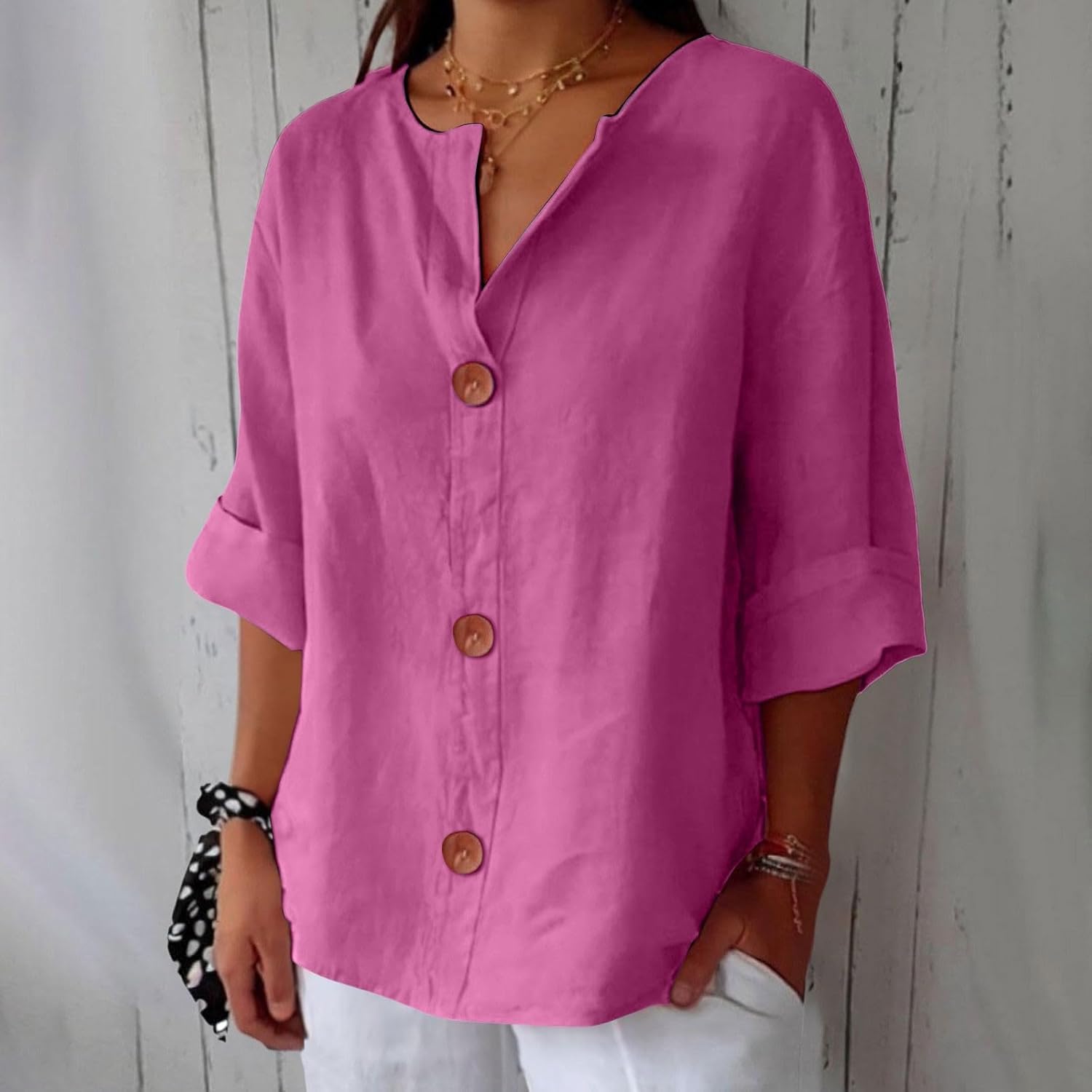 Julia™ | Lös Sittande Elegant Blus