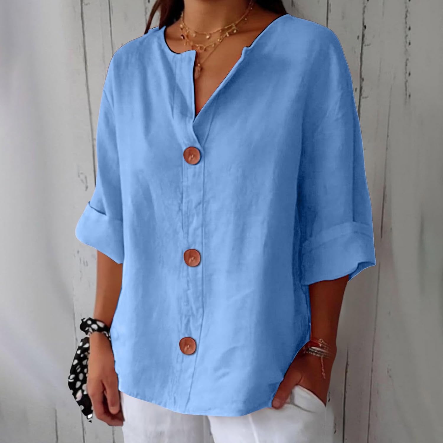 Julia | Löst Sittande Elegant Blus