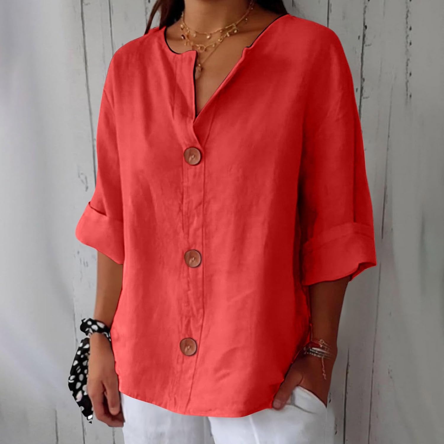 Julia | Löst Sittande Elegant Blus