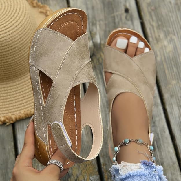 Girons™ - Ultimata Bekväma Ortopediska Kilklackssandaler