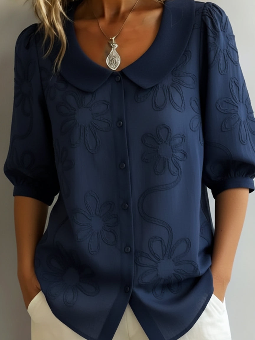 Aria — Blouse légère florale élégance naturelle