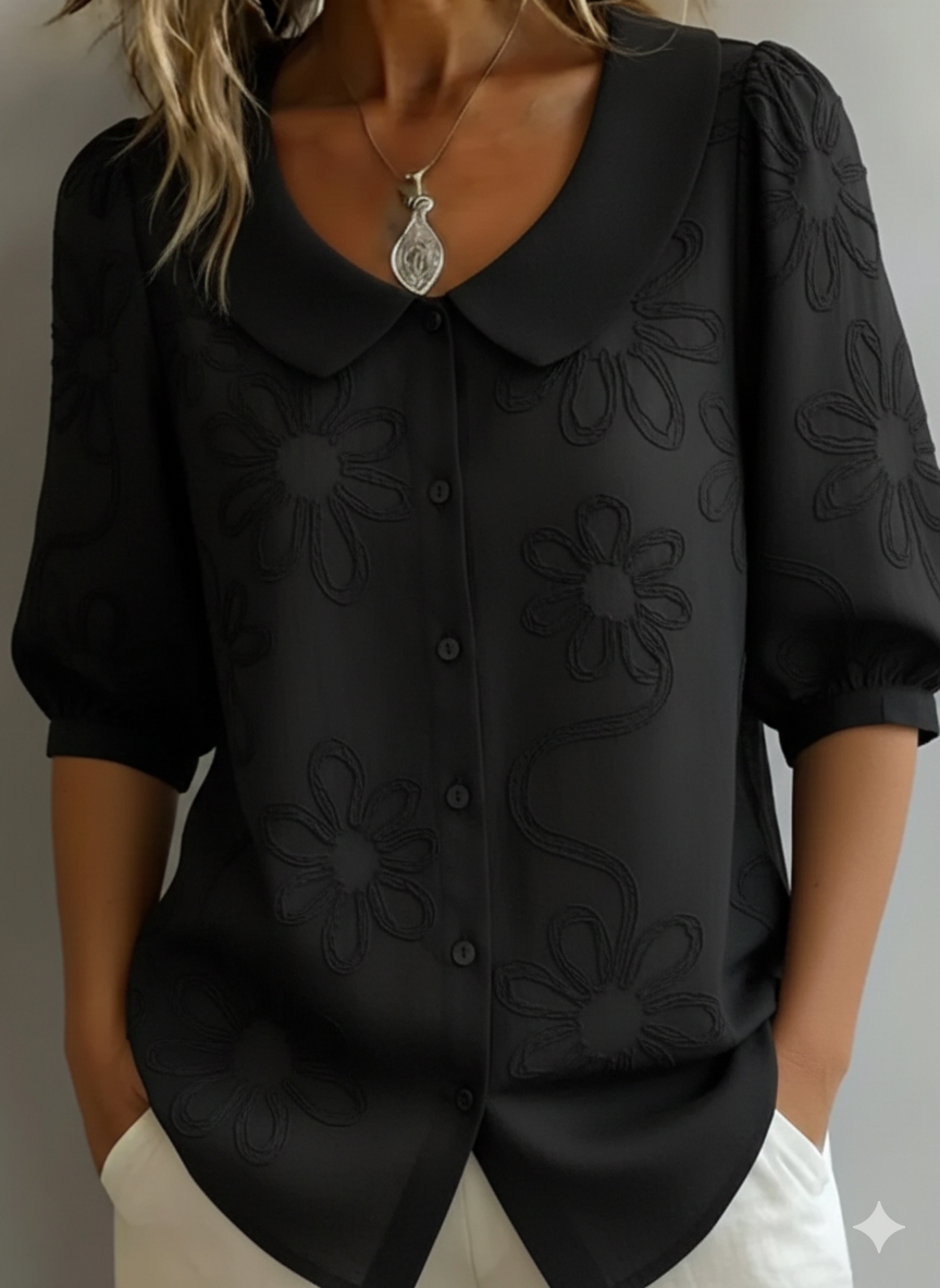 Aria — Blouse légère florale élégance naturelle