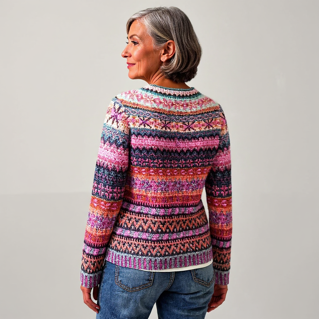 Amy | Vintage Islandstrikpullover