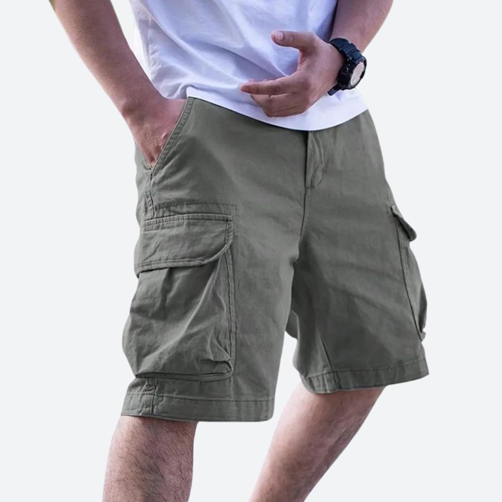 Felix - Avslappnade Och Bekväma Cargoshorts För Sommaren Med 5 Fickor