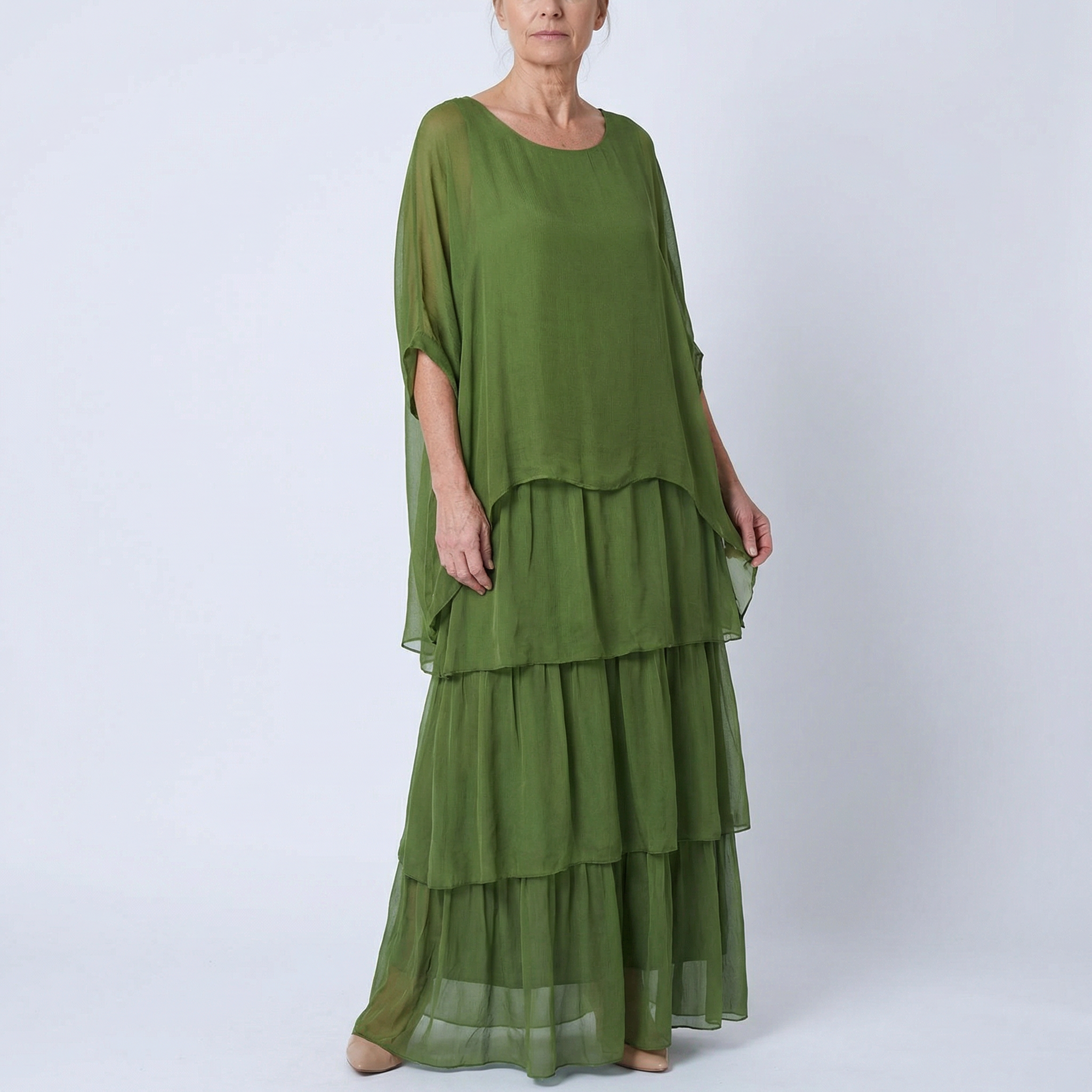 Lara | Elegant Flödande Maxiklänning