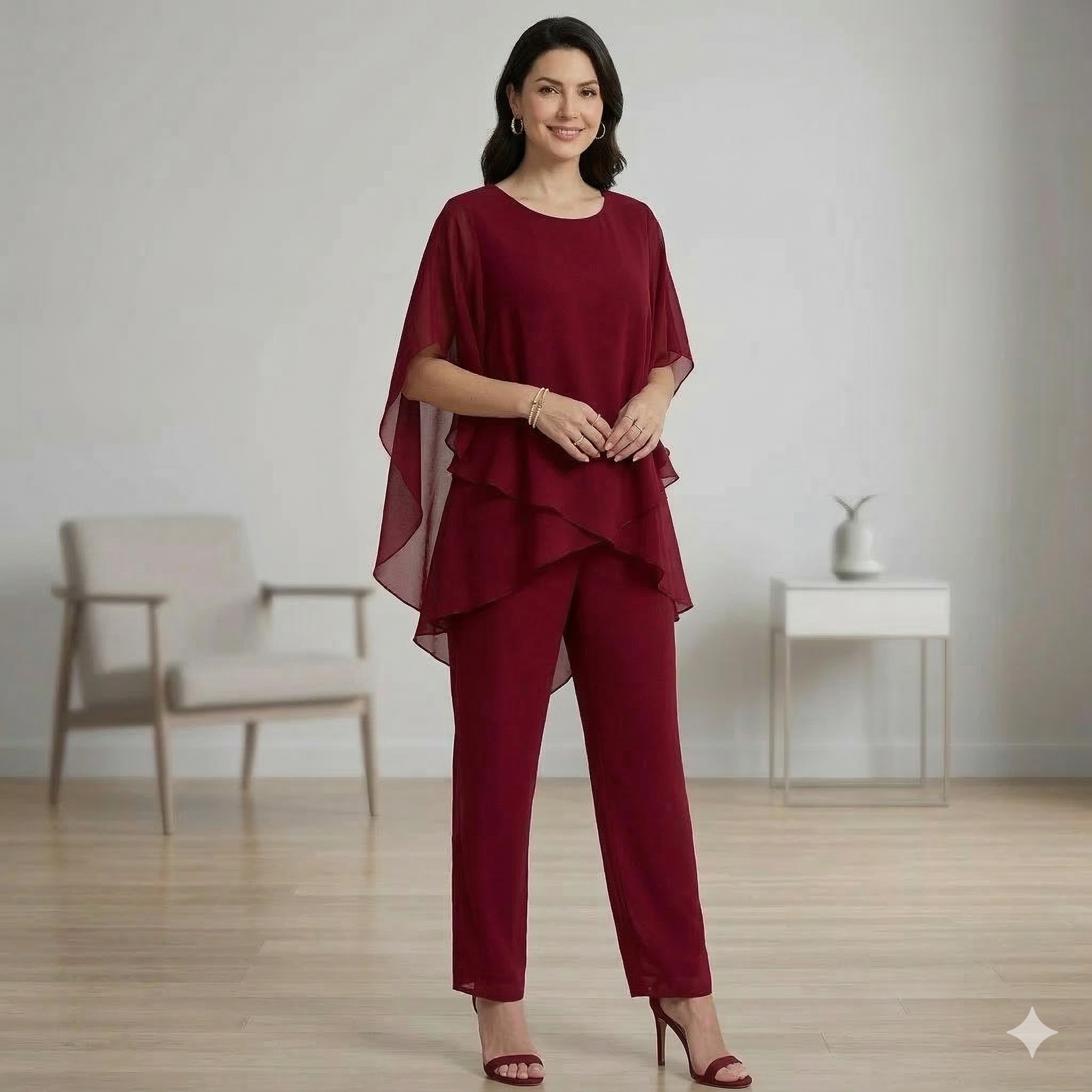 Maeryn – Ett Elegant Set I Chiffong