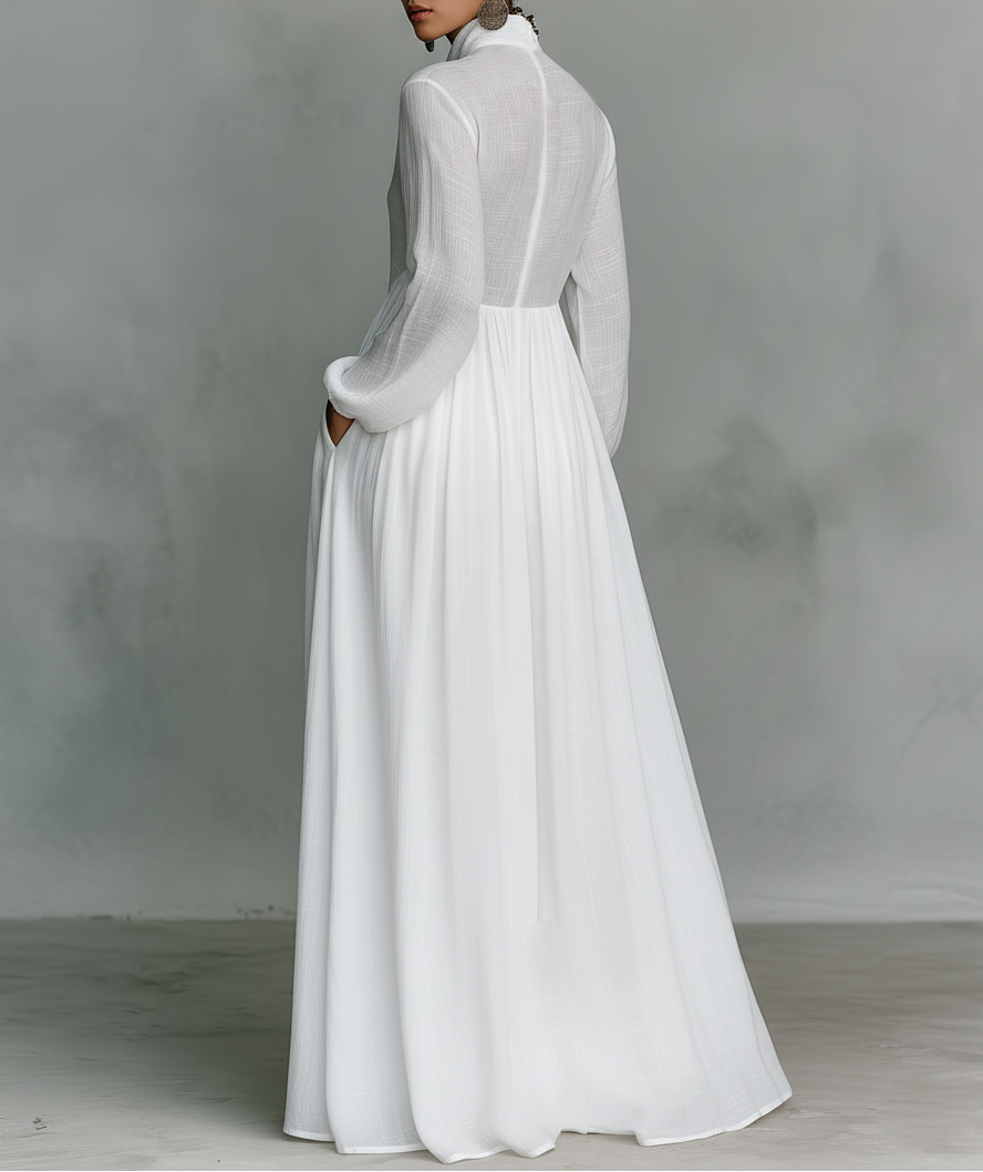 Veronica | Minimalistisk Maxi Klänning