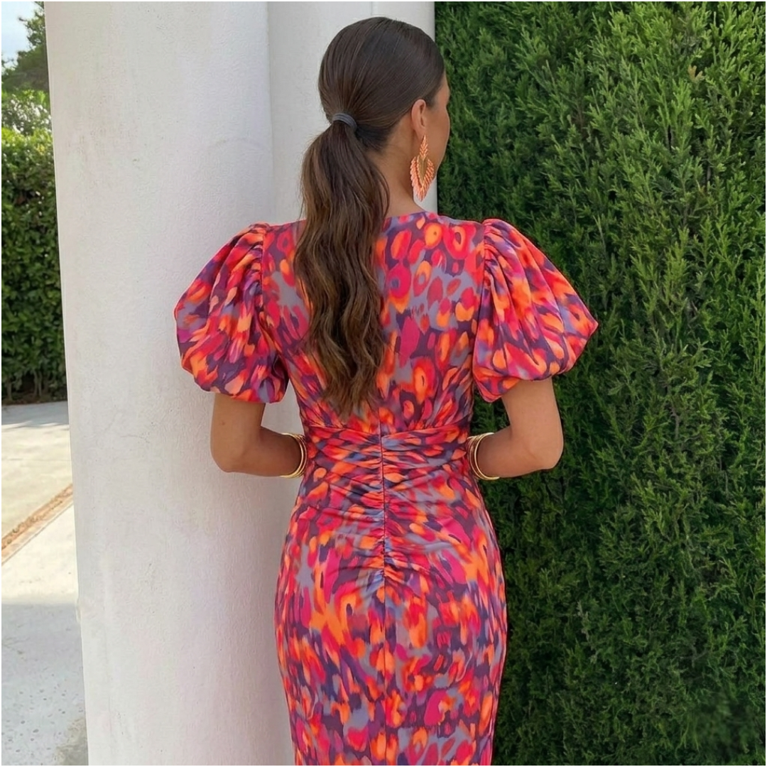 Juliette | Kleid Mit Plissierten ÄRmeln