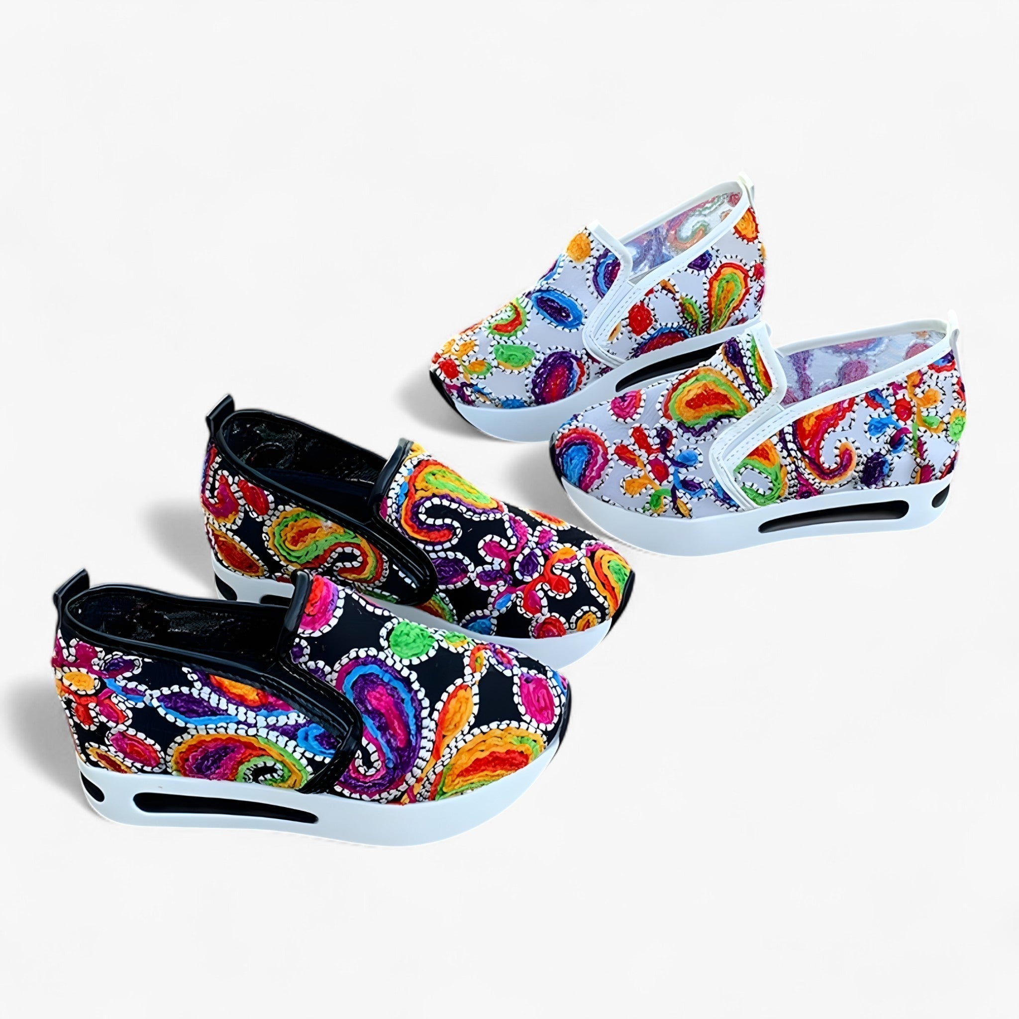 Zerina™ - Broderade Skor – Eleganta och Bekväma