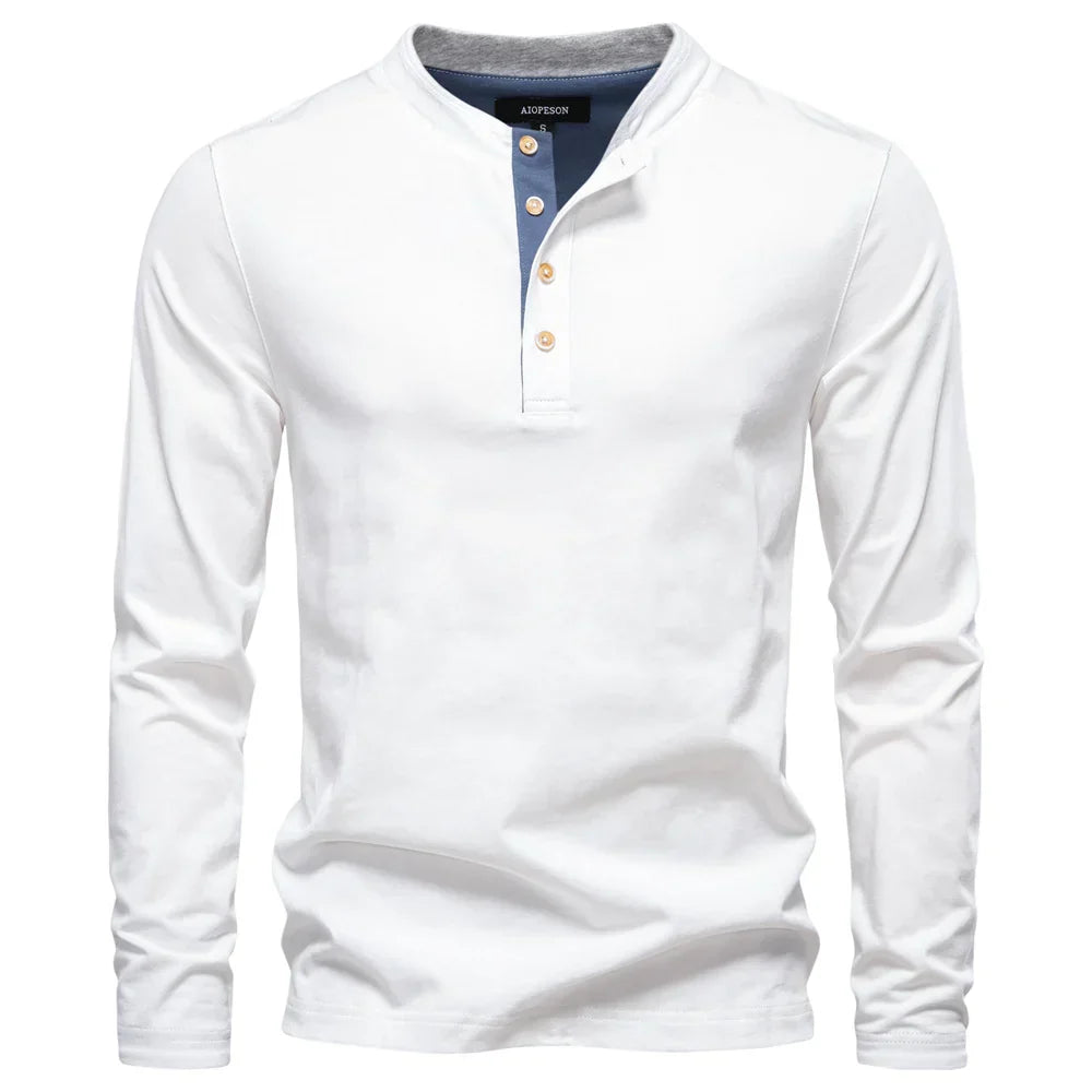 Wesley | Klassisk Långärmad T-Shirt