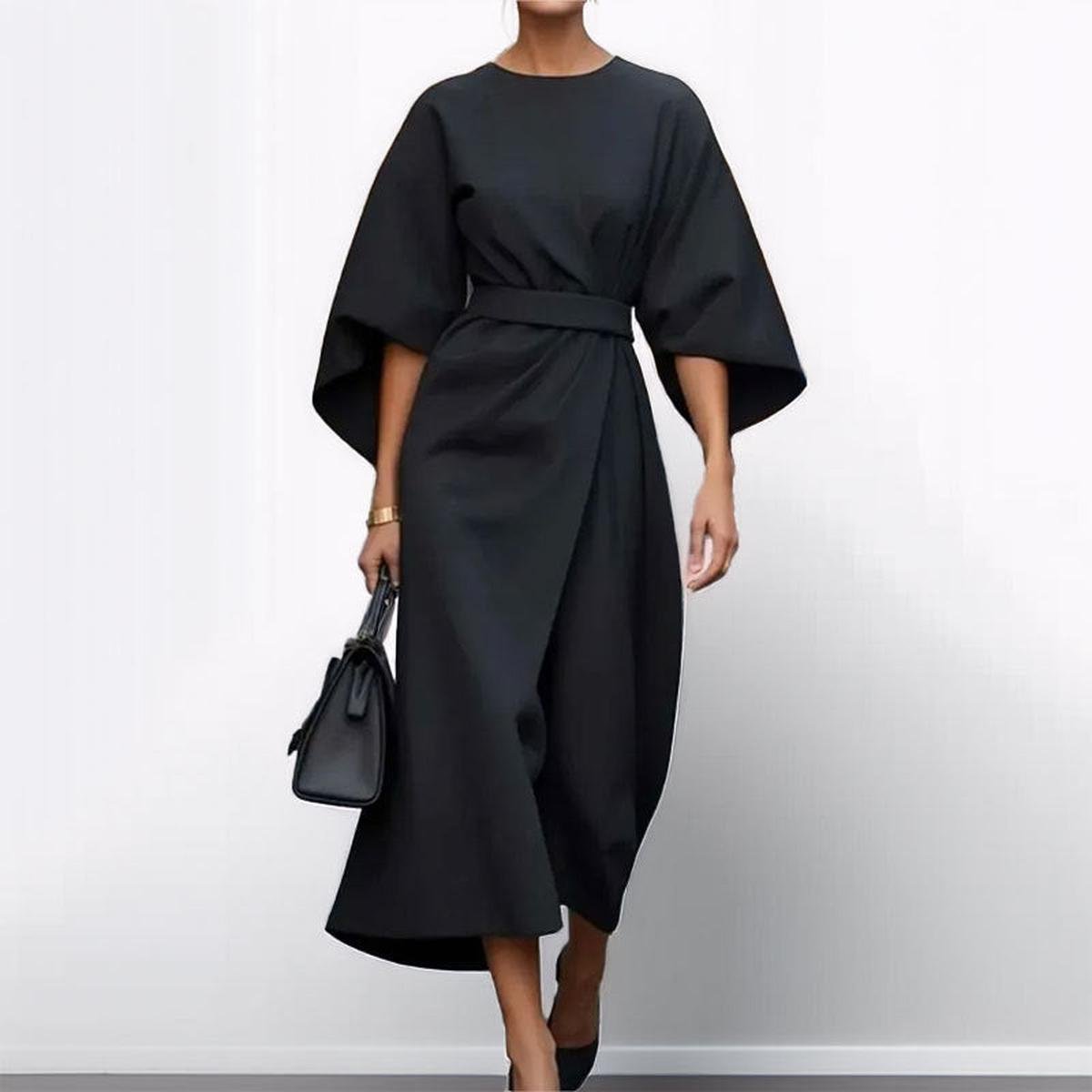 Katarina | Maxiklänning med kimonosärmar