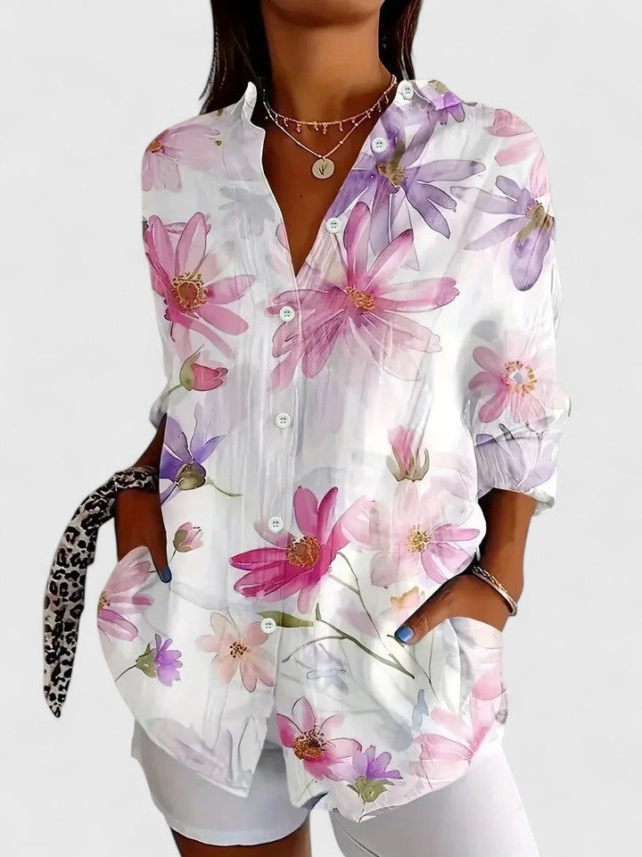 Anica | Blus med knappar