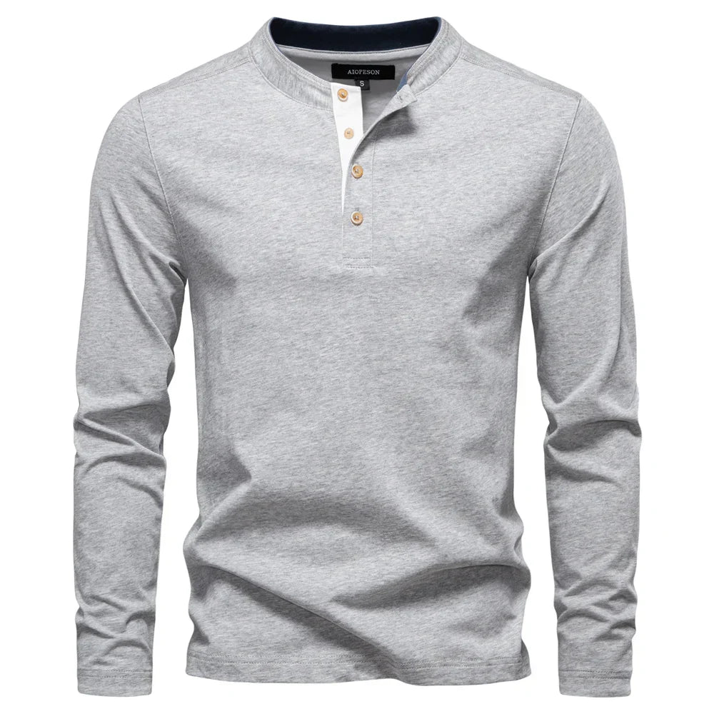 Wesley | Klassisk Långärmad T-Shirt
