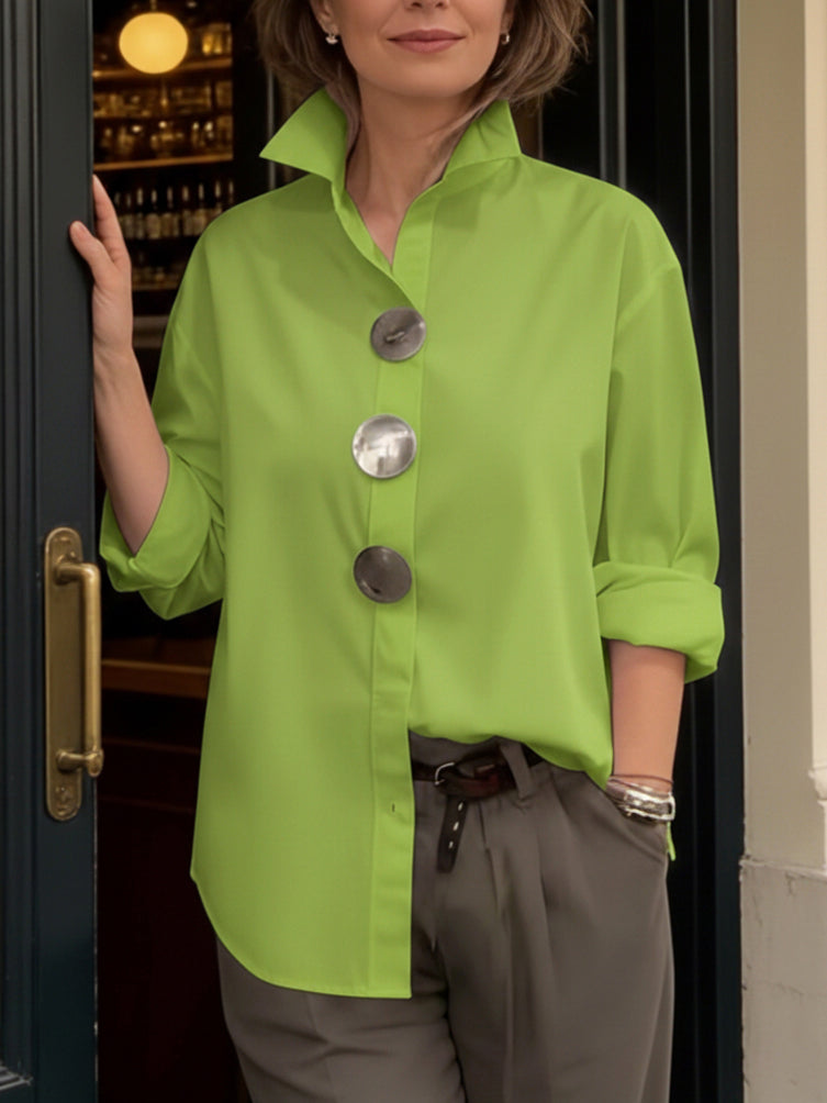 Rosalind | Blus Med Krage Och Knappar