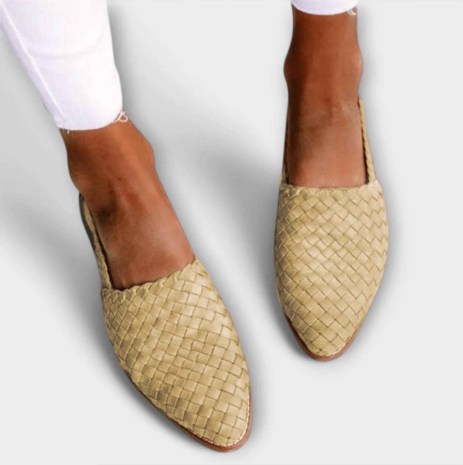 Aurora | Vävd Slingback-Loafer