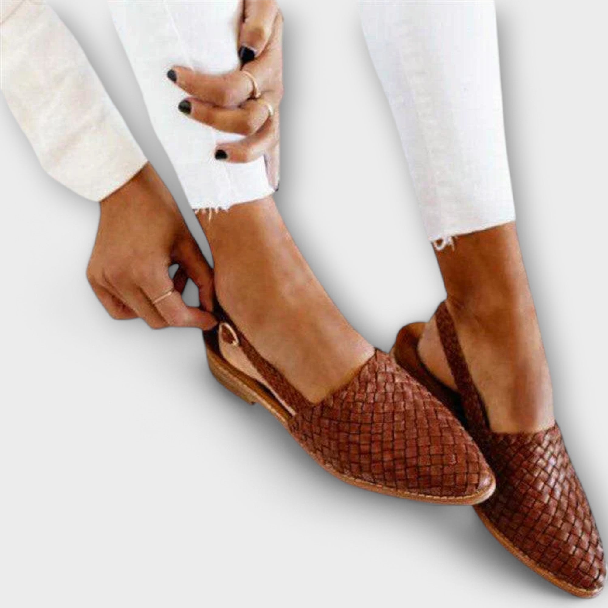 Aurora | Vävd Slingback-Loafer