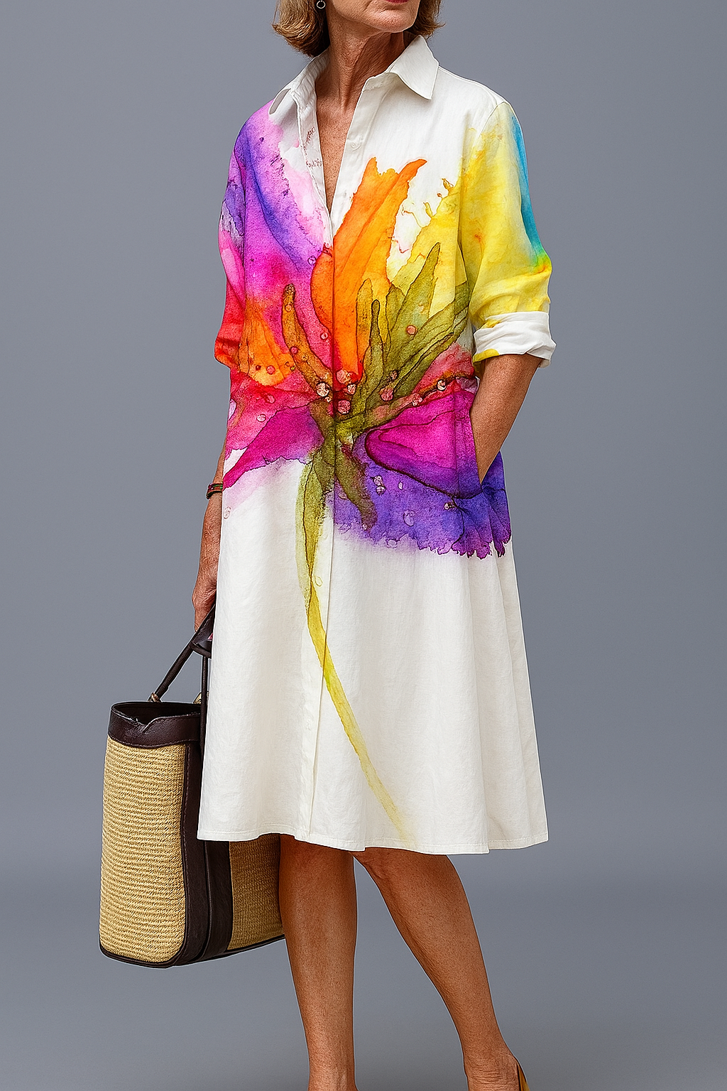 Hilde | Chic Shirt Dress