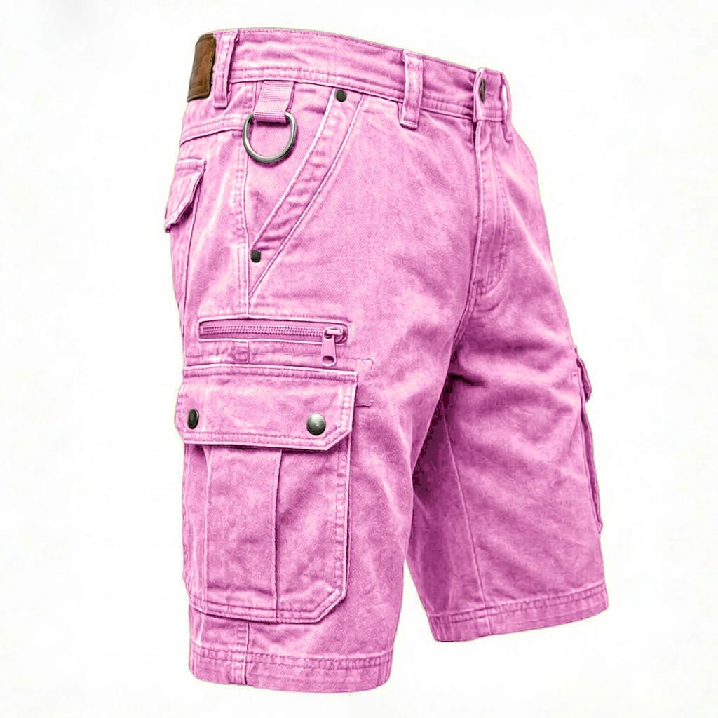 Pieter | Funktionella Denim Cargoshorts
