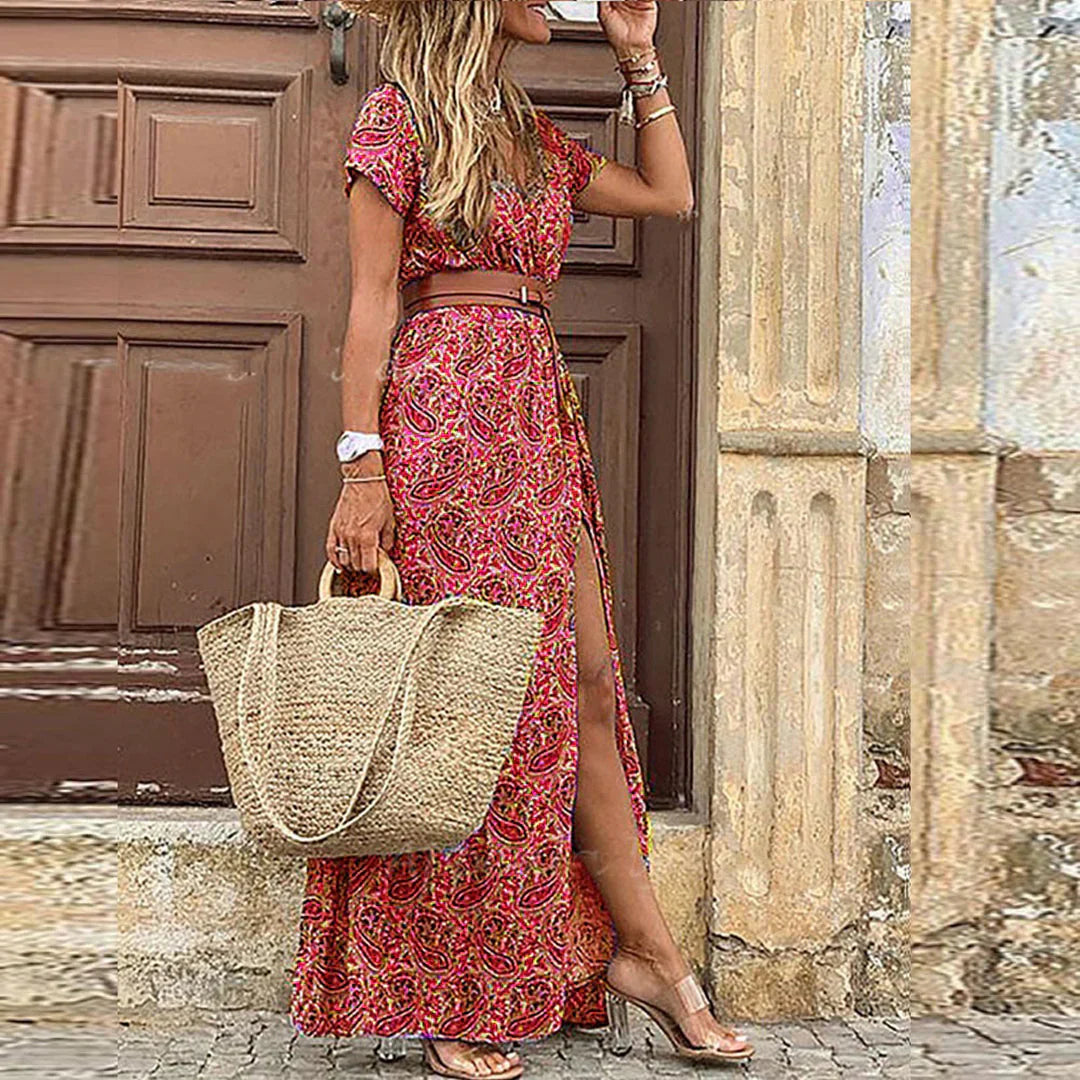 Sybella - Lätt Boho-Maxiklänning
