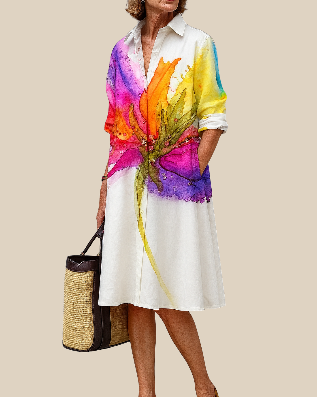 Hilde | Chic Shirt Dress