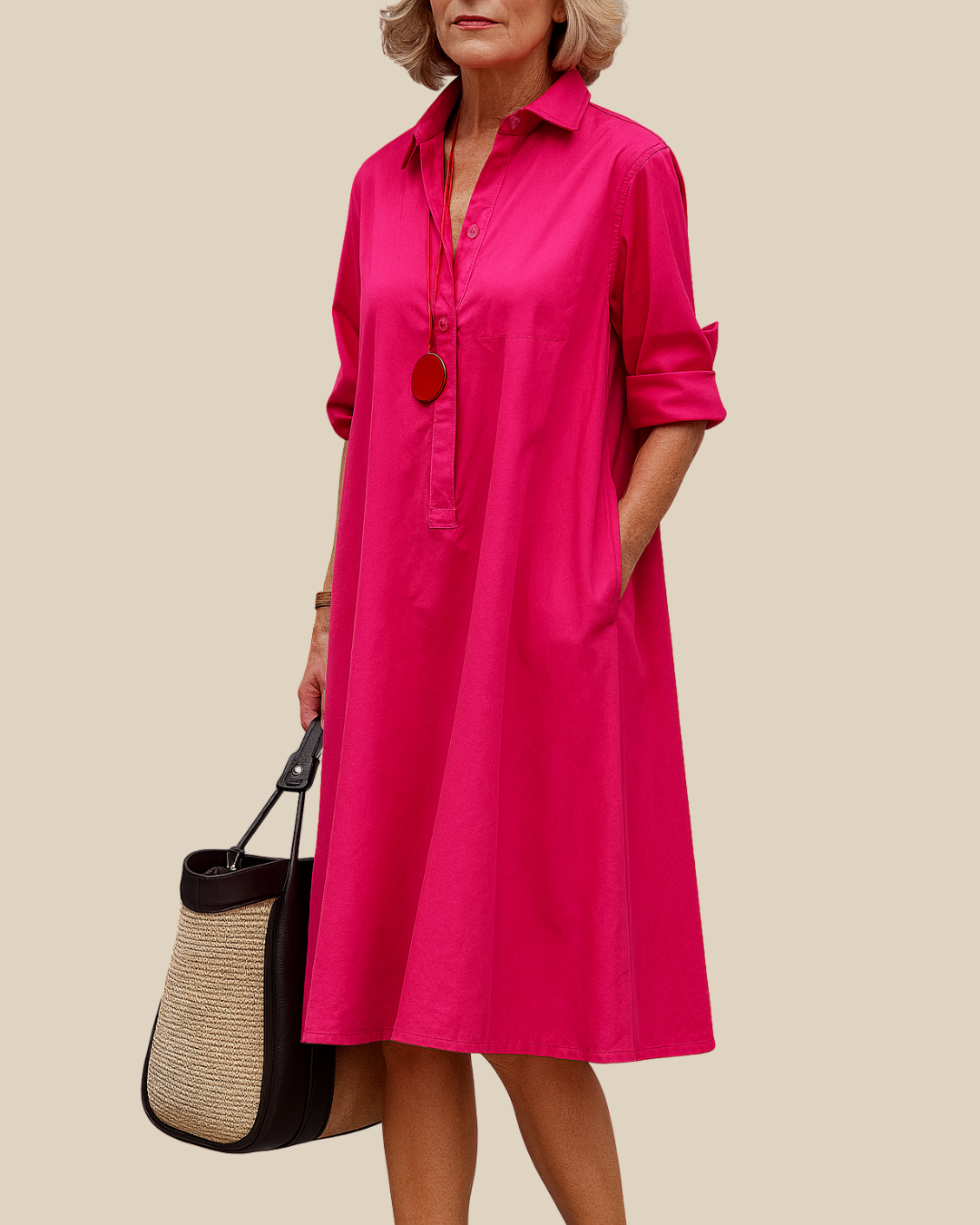 Rosa | Chic Shirt Dress