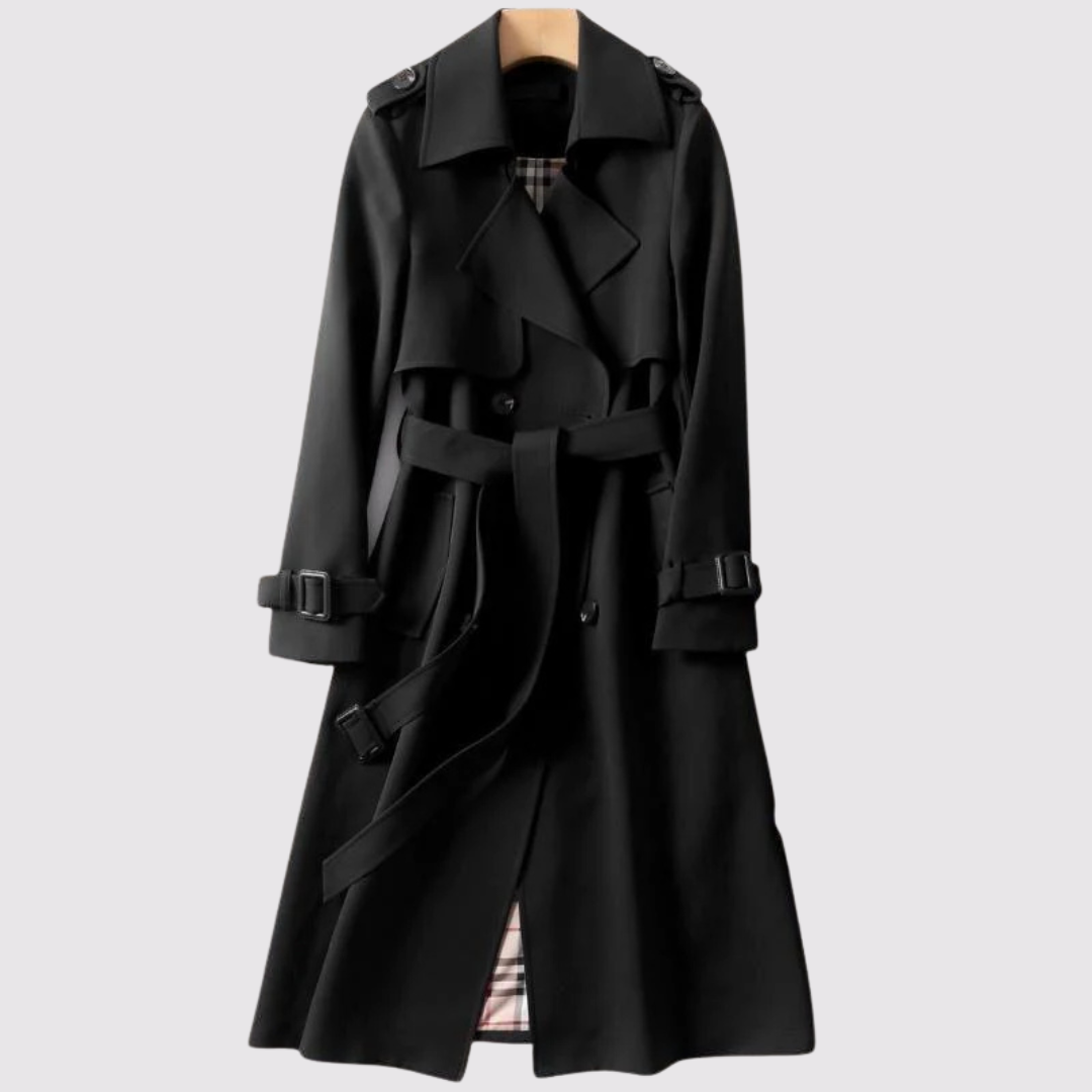 Marena | Elegant Trenchcoat I Tidlös Modell Med Bälte