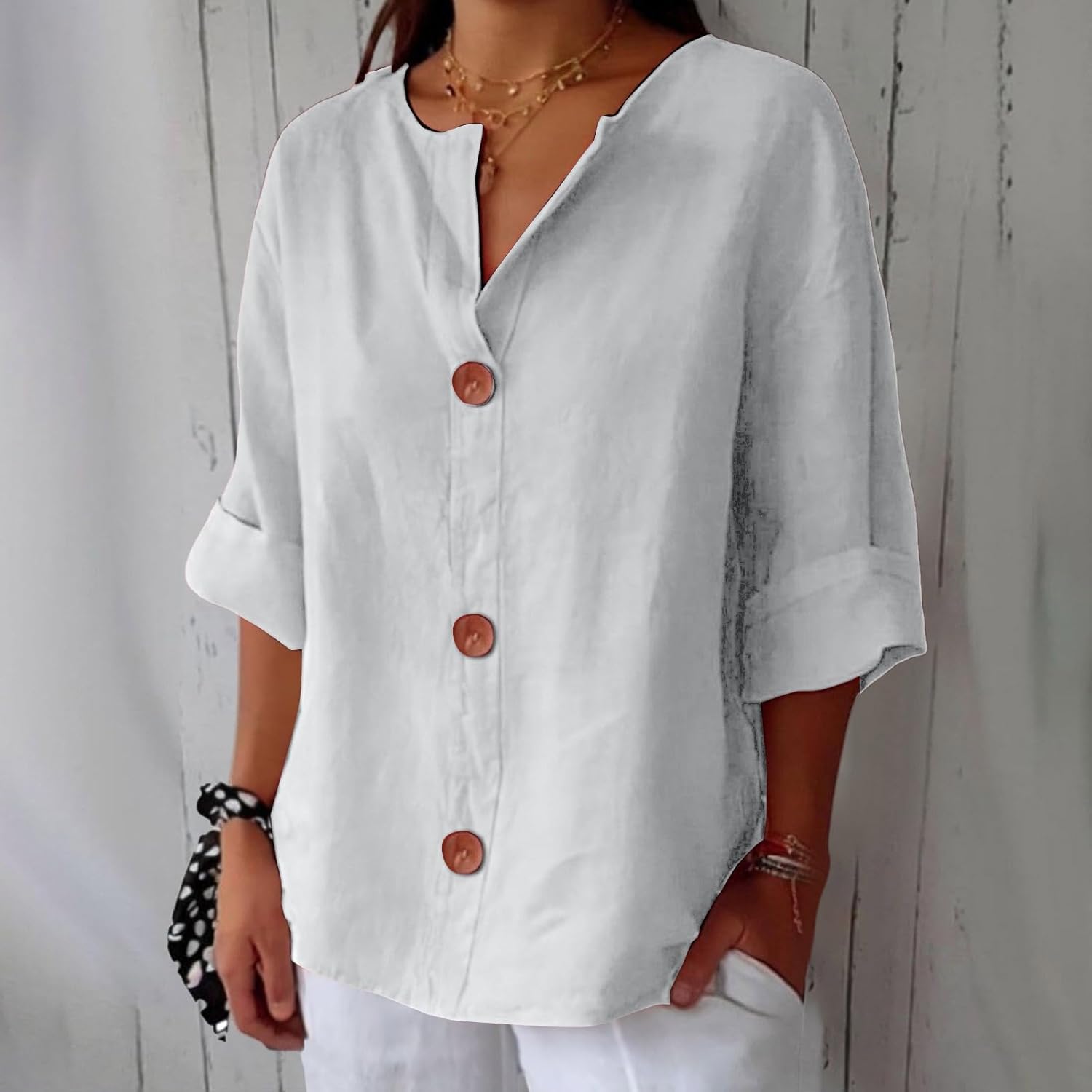 Julia | Löst Sittande Elegant Blus