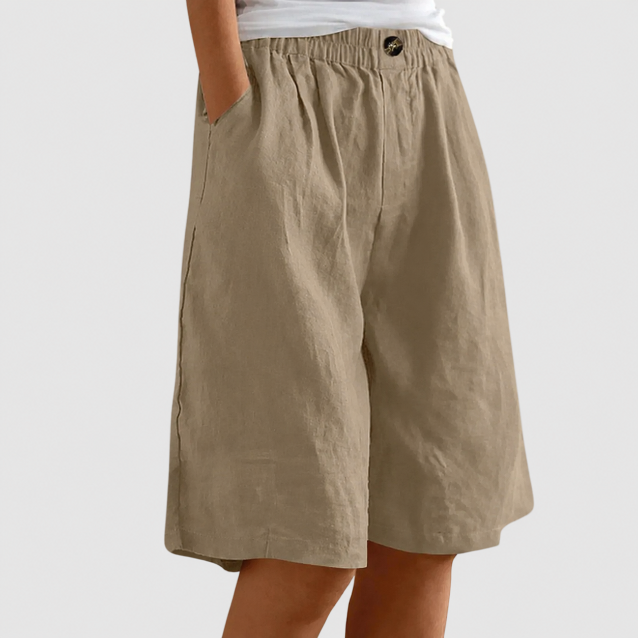Mariel | Marie Vida Shorts Med Elastisk Midja