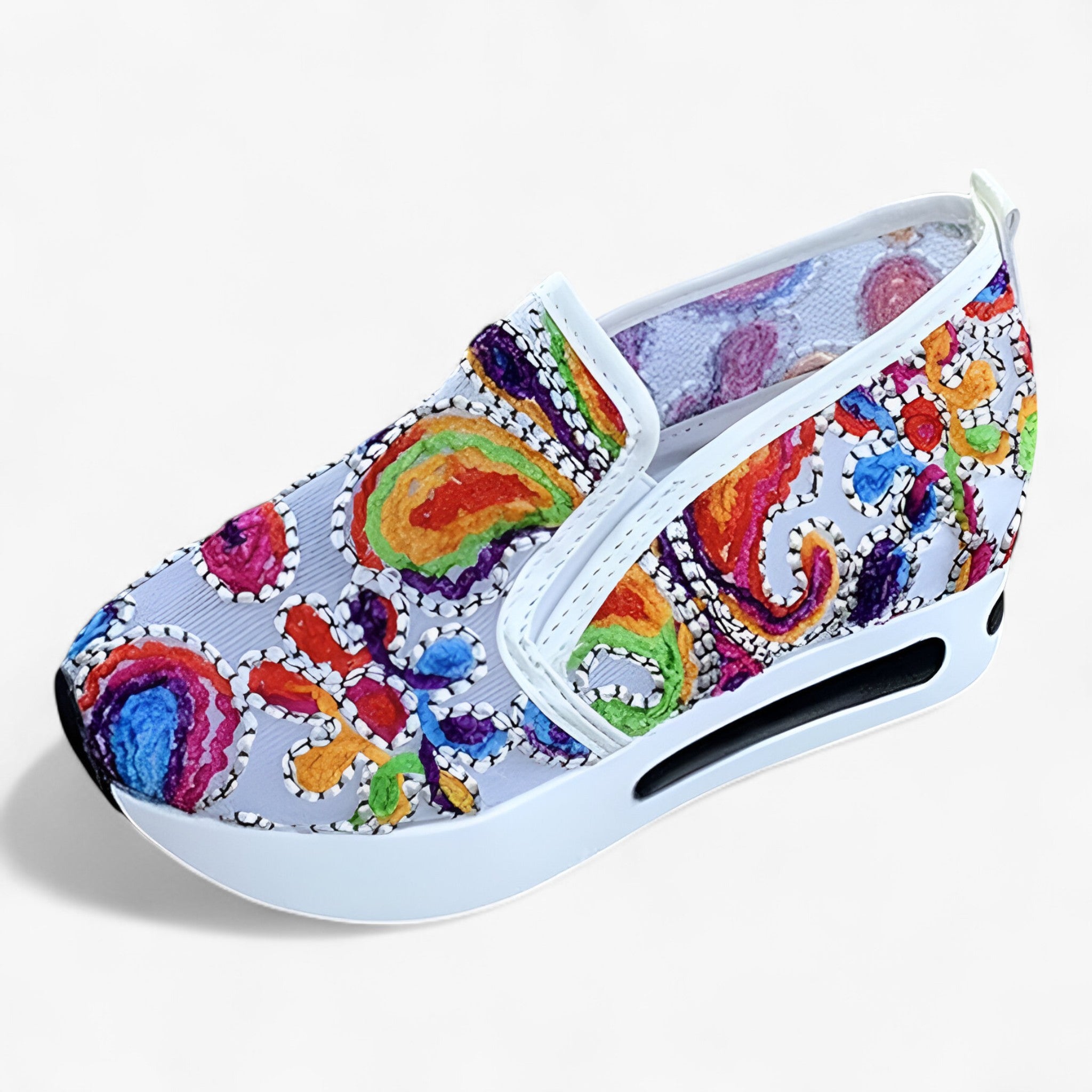 Zerina™ - Broderade Skor – Eleganta och Bekväma