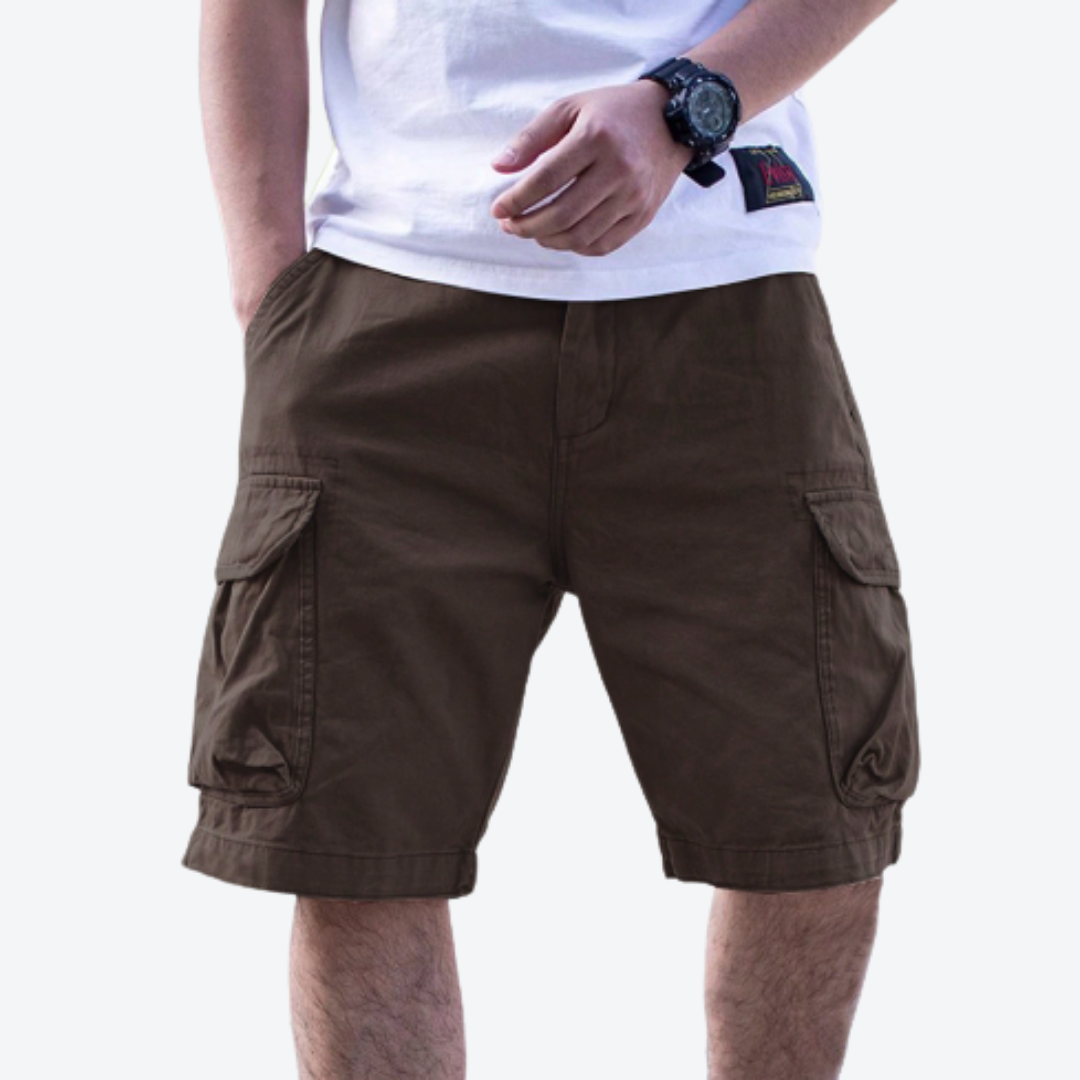 Felix - Avslappnade Och Bekväma Cargoshorts För Sommaren Med 5 Fickor