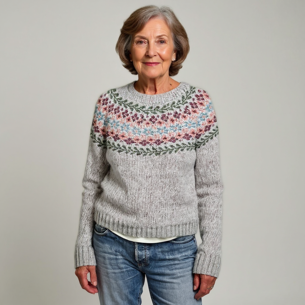Bridget | Vintage Islandstrikpullover