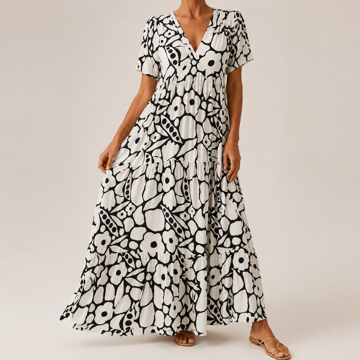 Jane | Elegant Bohemisk Maxiklänning