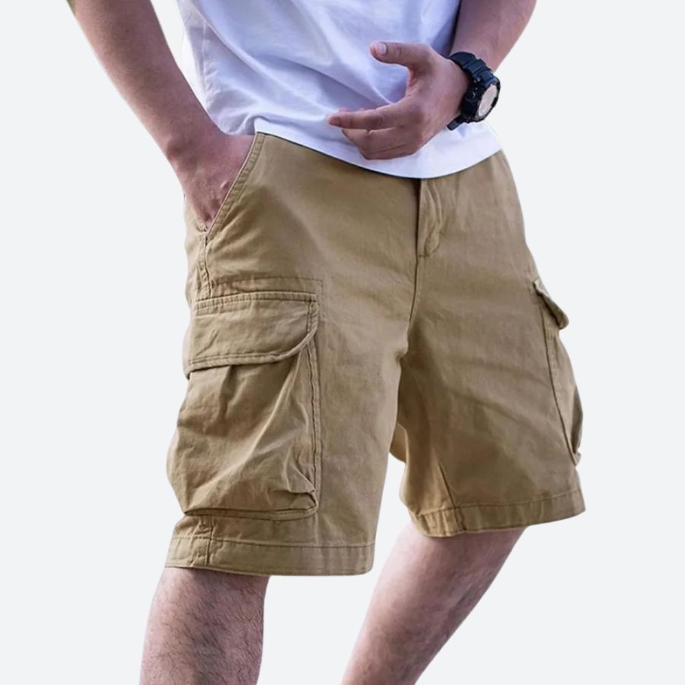 Felix - Avslappnade Och Bekväma Cargoshorts För Sommaren Med 5 Fickor