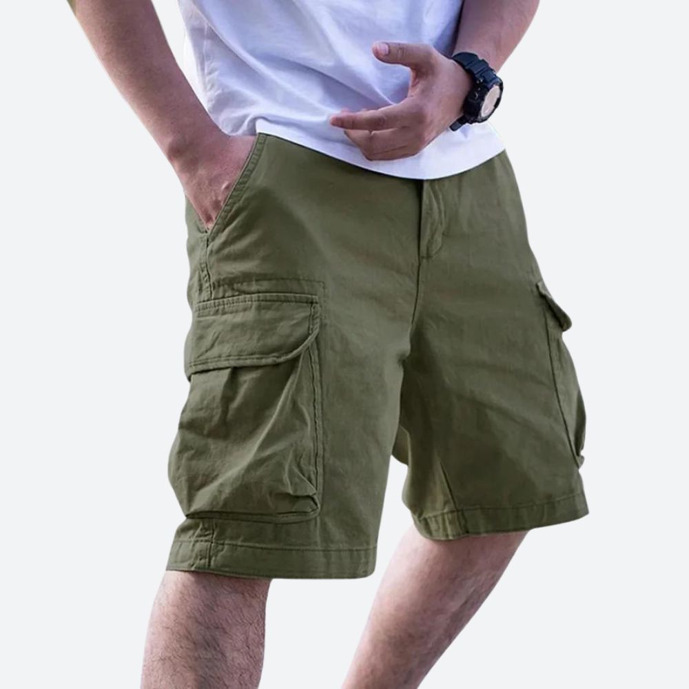 Felix - Avslappnade Och Bekväma Cargoshorts För Sommaren Med 5 Fickor