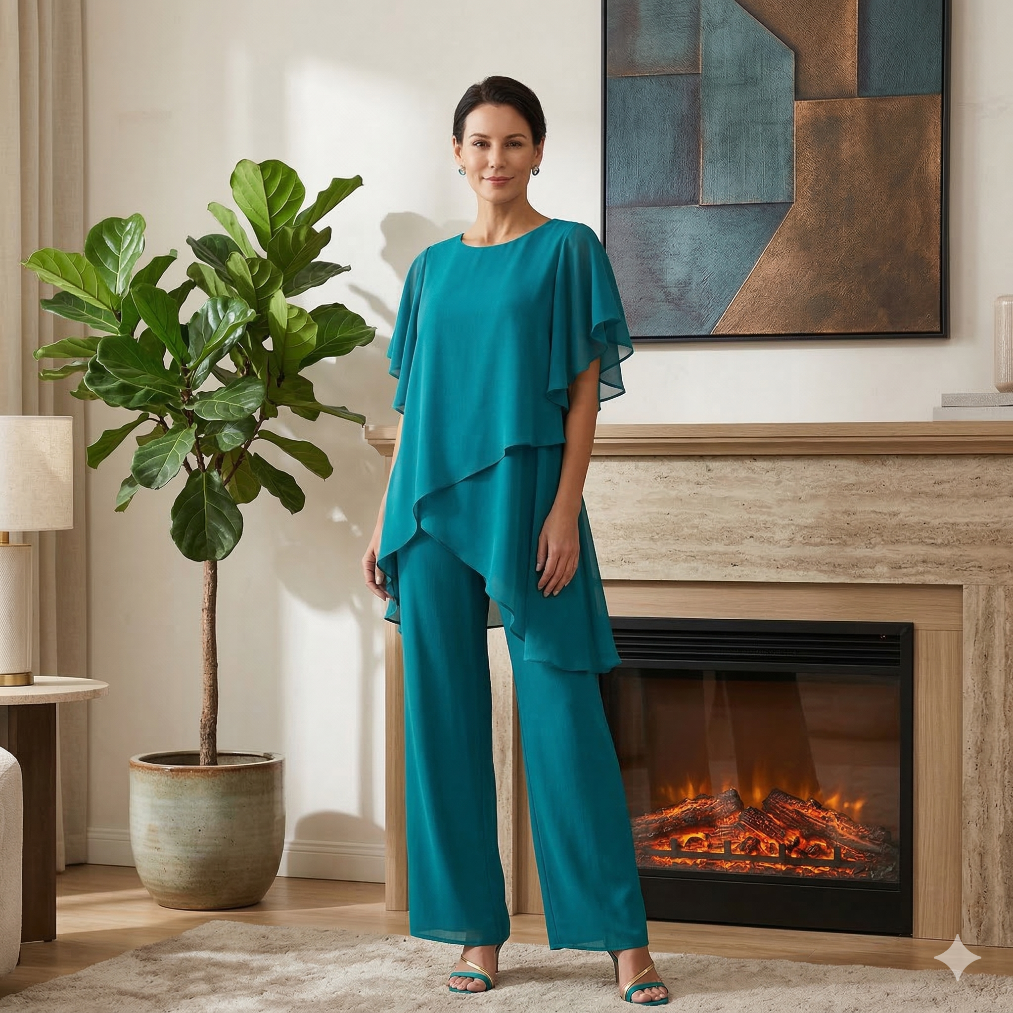 Maeryn – Ett Elegant Set I Chiffong