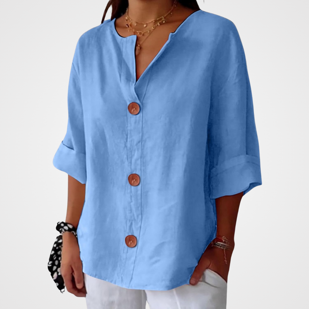 Julia | Löst Sittande Elegant Blus