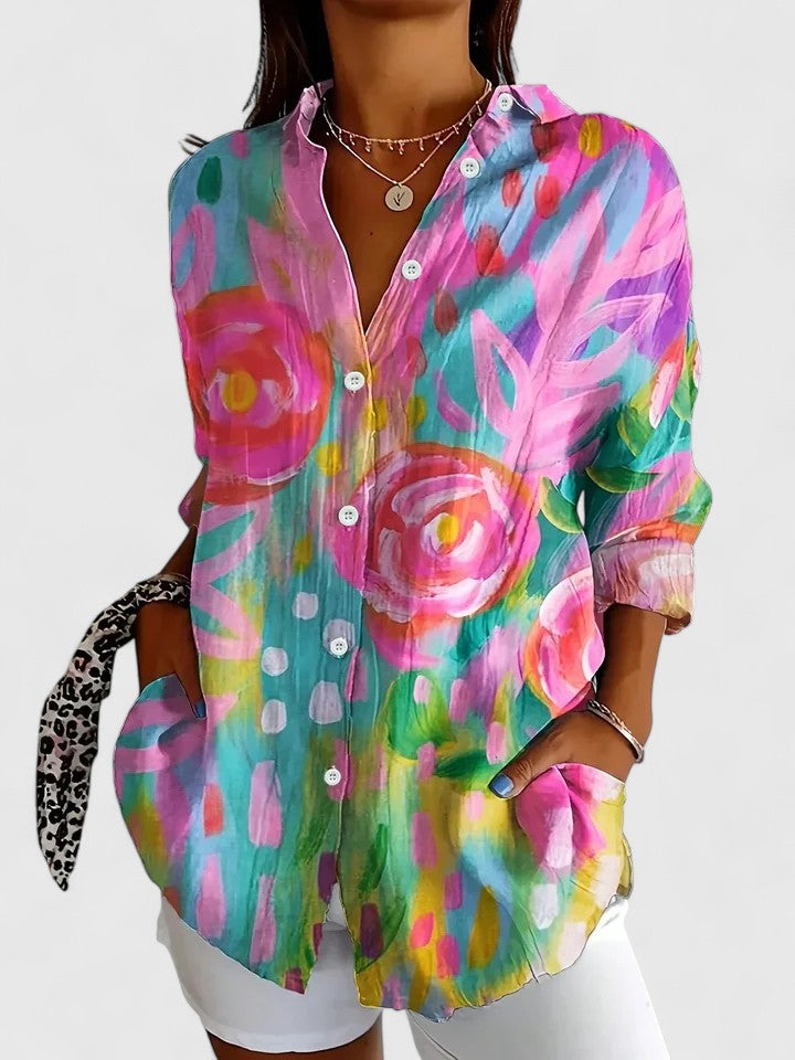 Anica | Blus med knappar