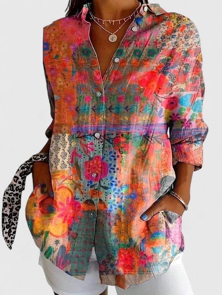 Anica | Blus med knappar