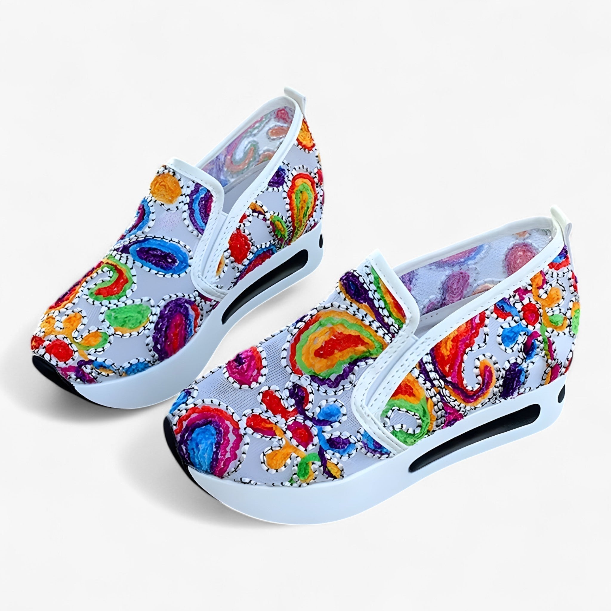 Zerina™ - Broderade Skor – Eleganta och Bekväma