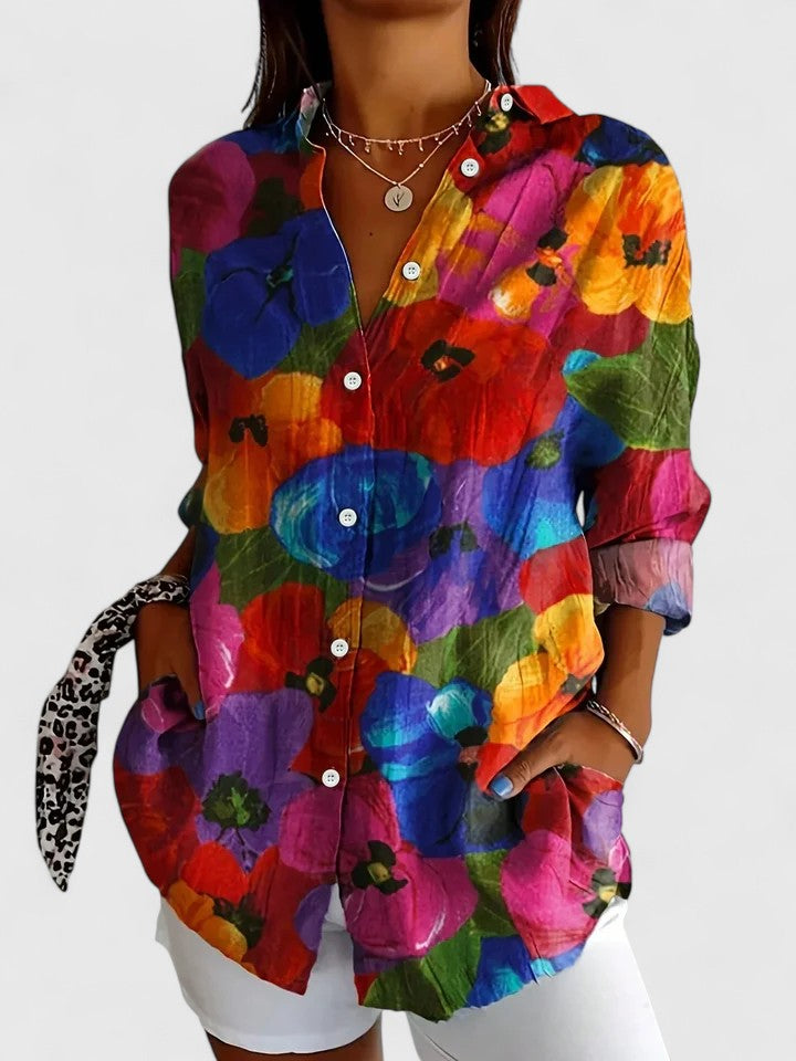 Anica | Blus med knappar