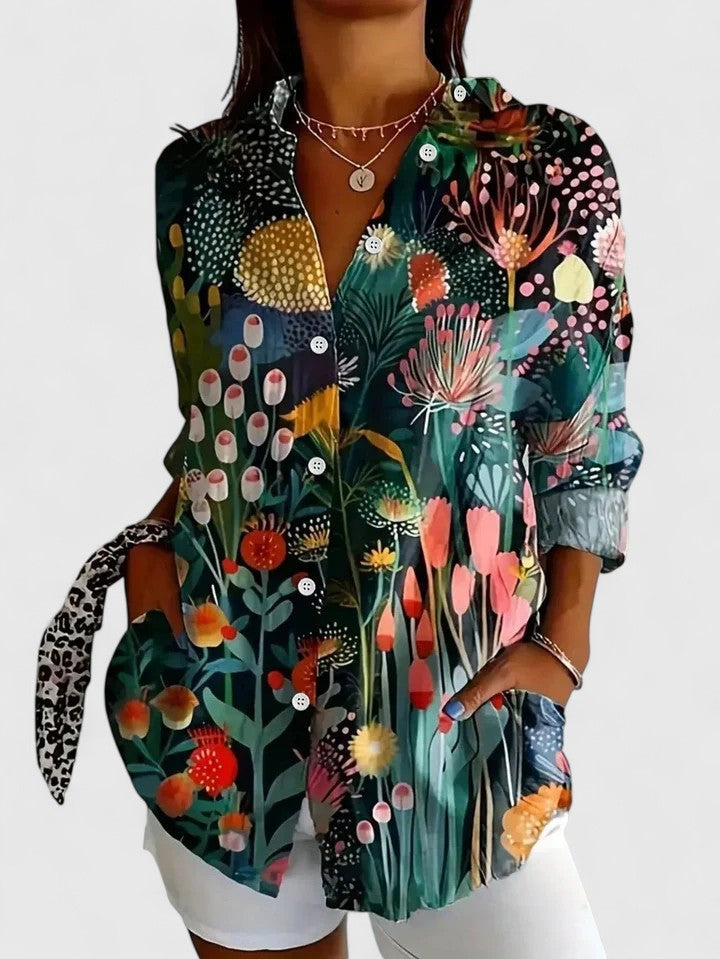Anica | Blus med knappar