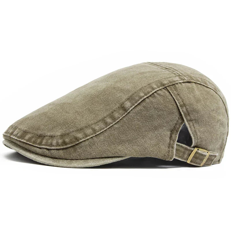 Elvelia | Heritage Flat Cap – Justerbar & Tidlös